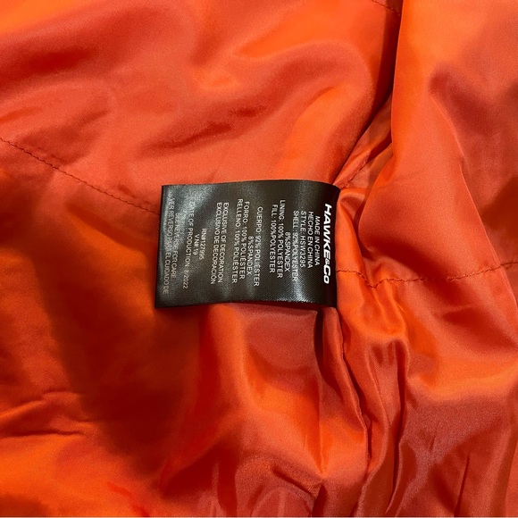 Men’s HAWKE & CO Orange Zip Up Dynamic Sport Vest - Picture 9 of 15